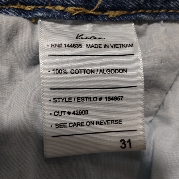 Kancan Nonstretch High Rise Ripped Boyfriend Jean size 31 - Picture 6 of 7